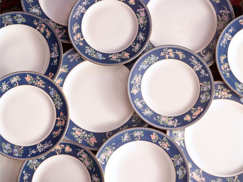 Servizio di Piatti in Porcellana, Decoro Blue Siam, Wedgwood