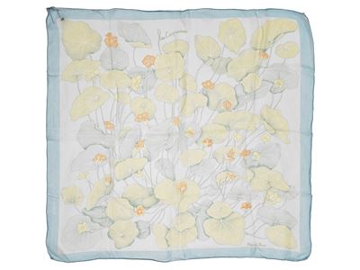 Hermès - Foulard "les Capucines" in Chiffon di Seta