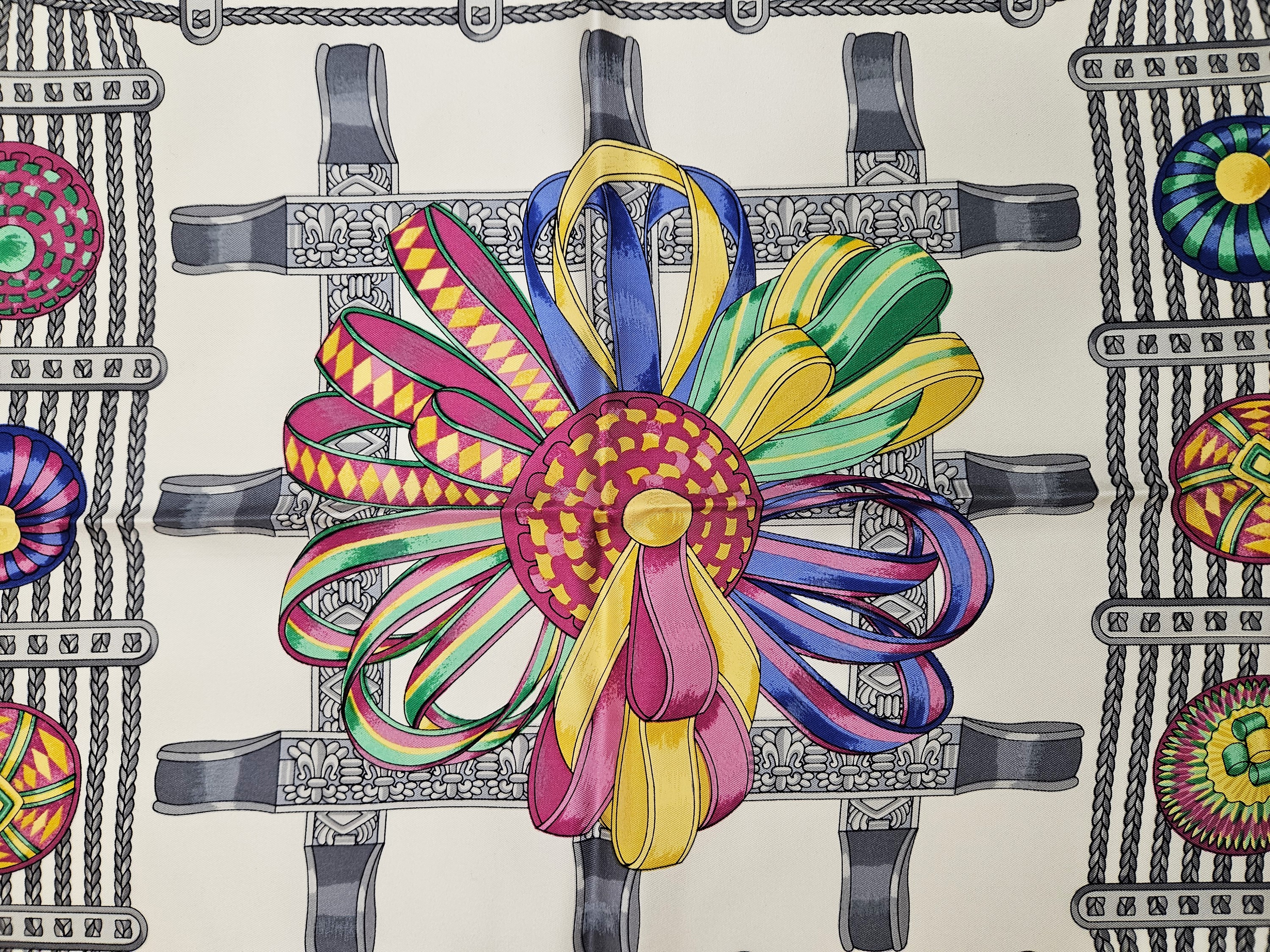 Hermès - Foulard in seta 'Le rubans du cheval' by Joachim Metz