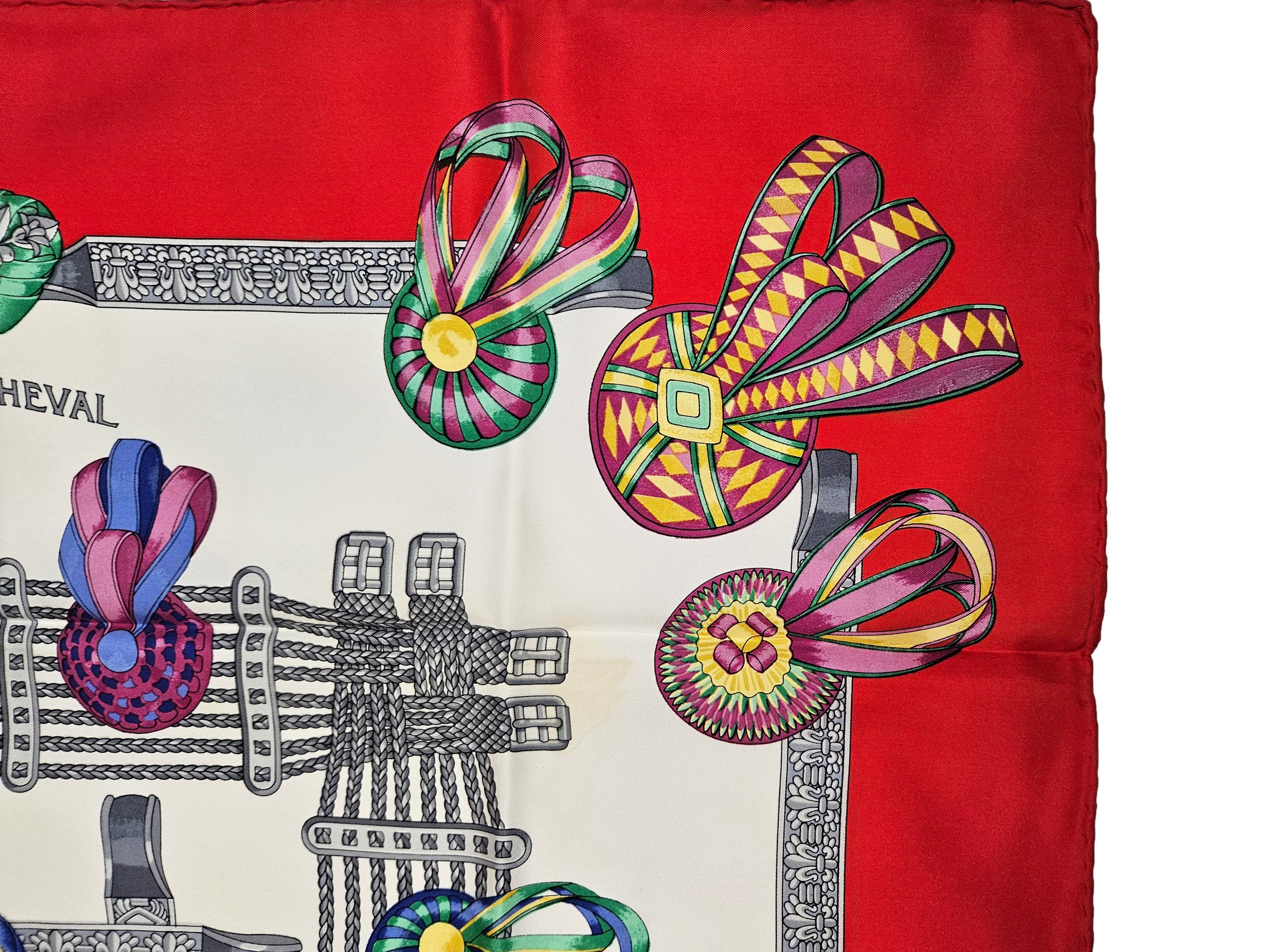 Hermès - Foulard in seta 'Le rubans du cheval' by Joachim Metz