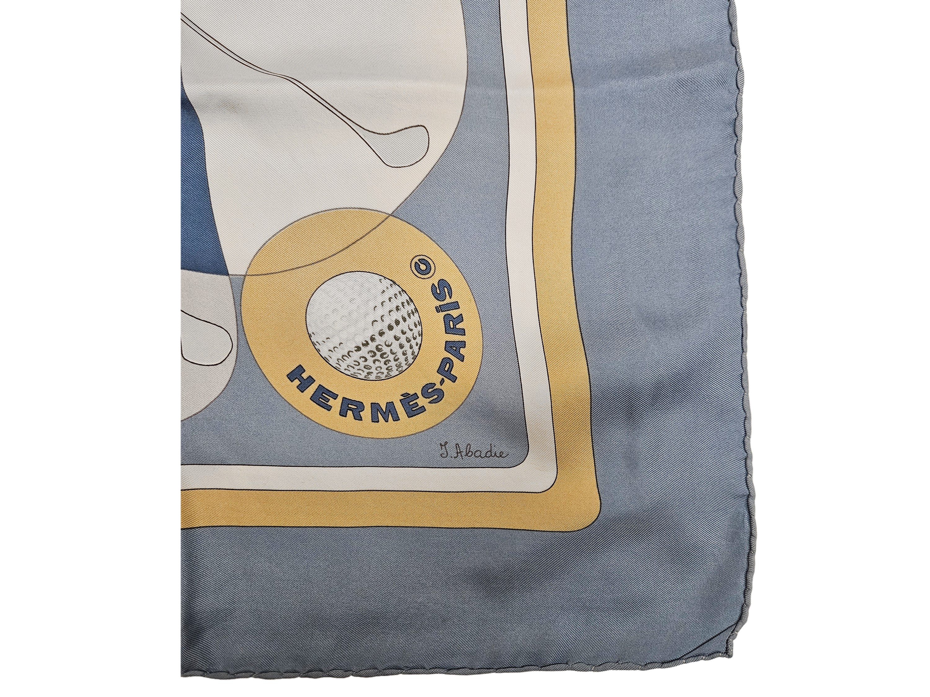 Hermès - Foulard in Seta "swing" By Julia Abadie 1979