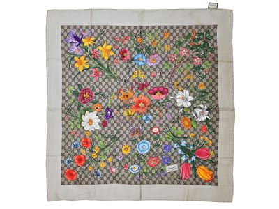 Gucci - Foulard in Seta Gg Flora