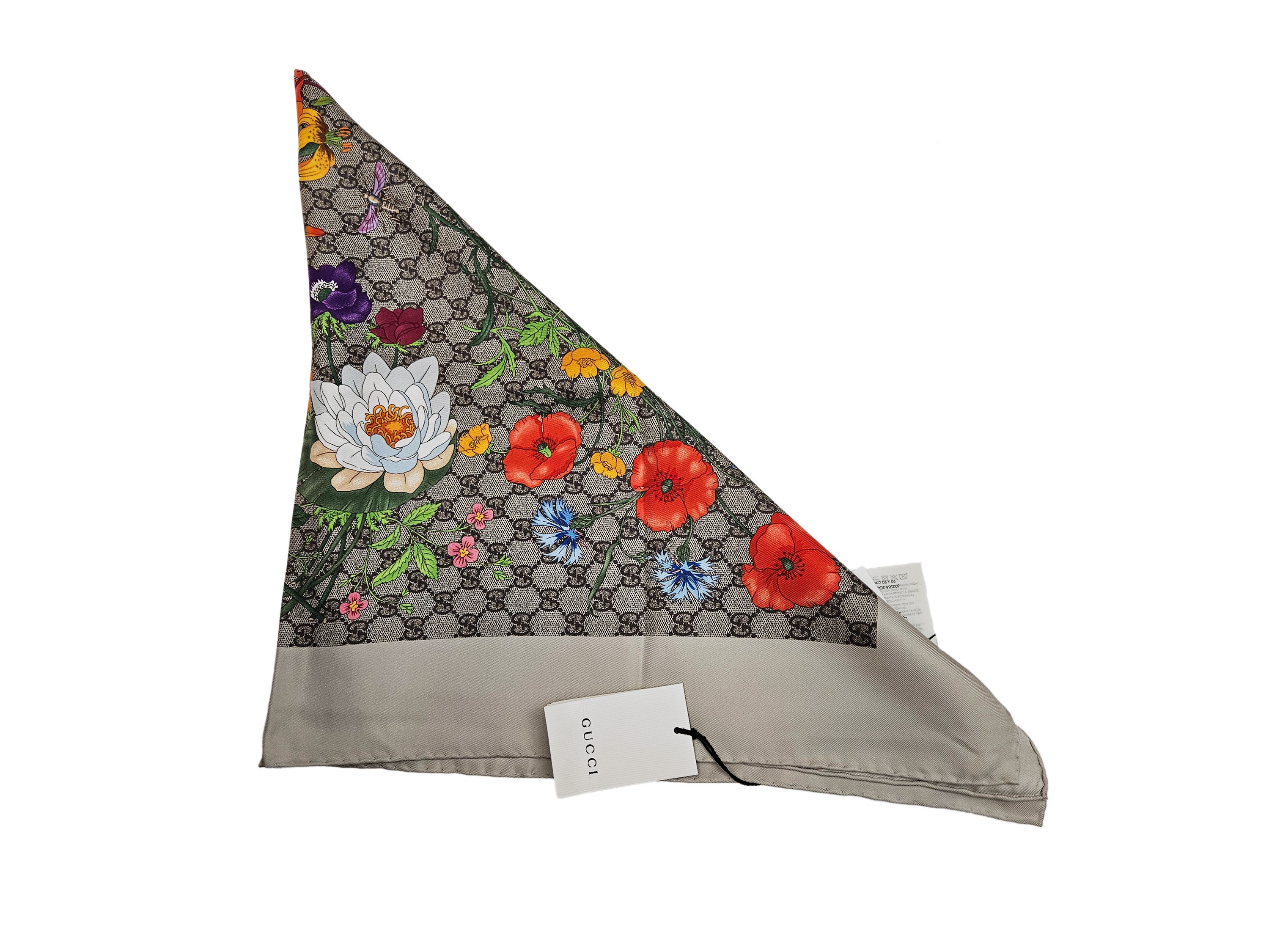 Gucci - Foulard in Seta Gg Flora