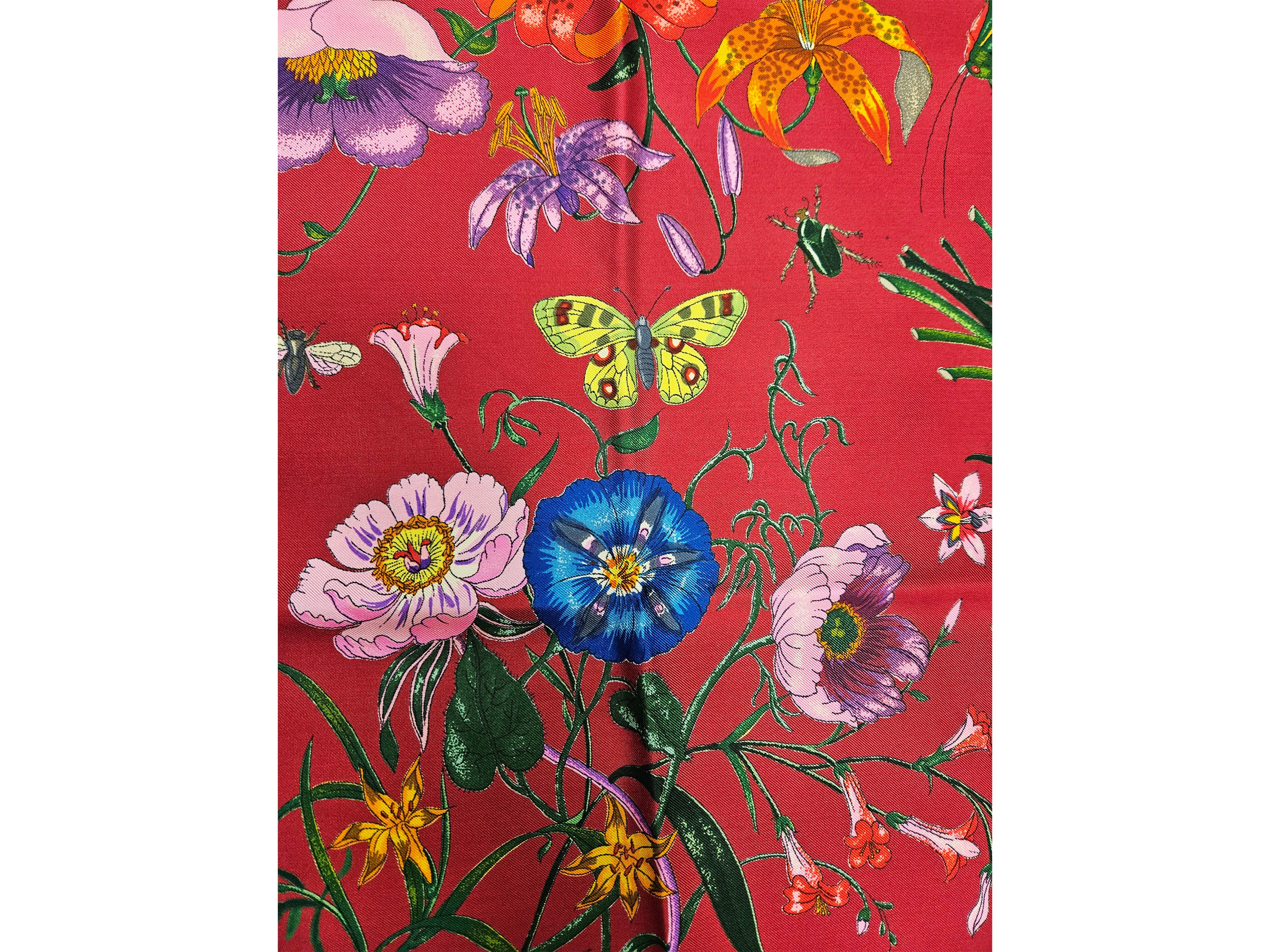 Gucci - Foulard in seta Flora by Vittorio Accornero