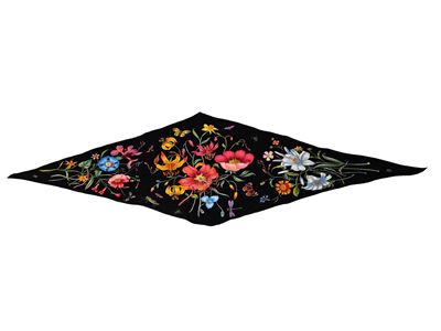 Gucci - Piccolo Foulard in Seta Flora