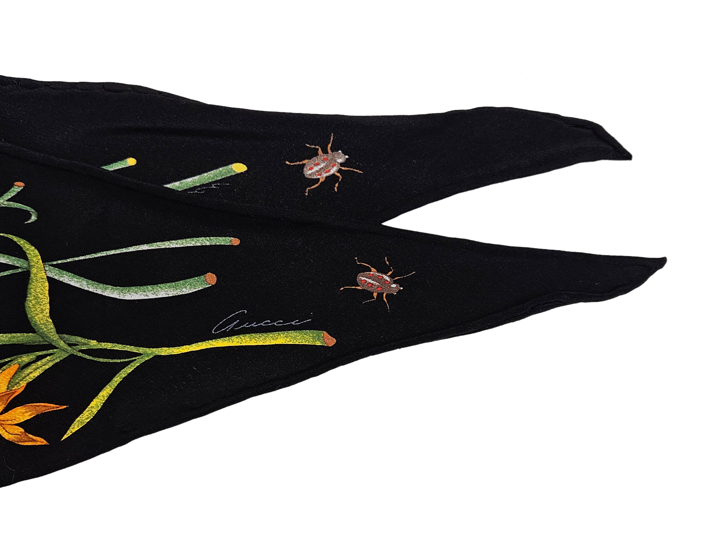 Gucci - Piccolo Foulard in Seta Flora
