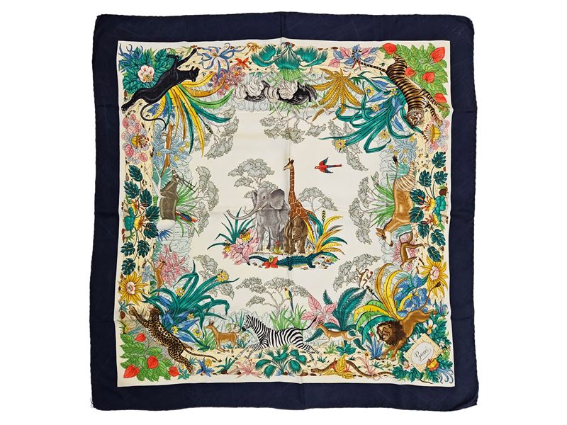 Gucci - Foulard in seta by Vittorio Accornero