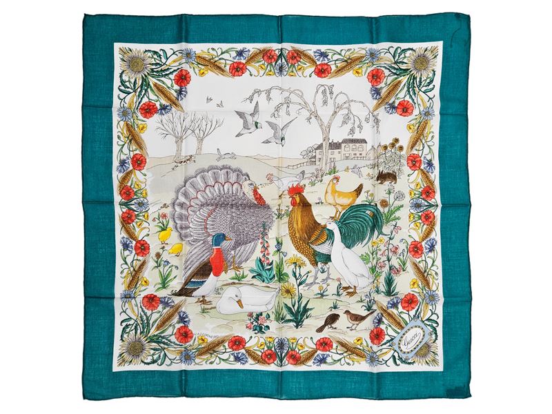Gucci - Foulard in Cotone By Vittorio Accornero