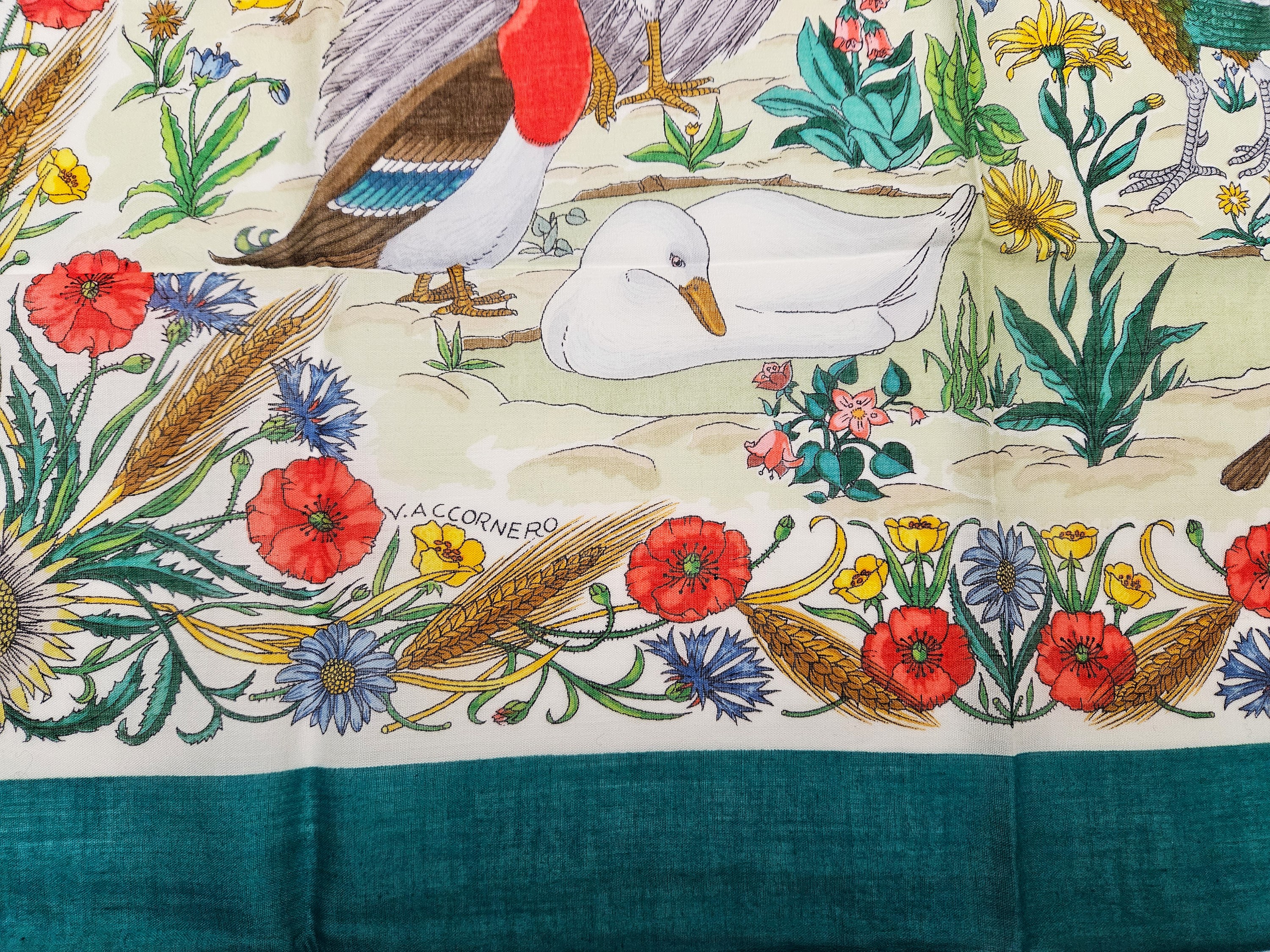 Gucci - Foulard in Cotone By Vittorio Accornero