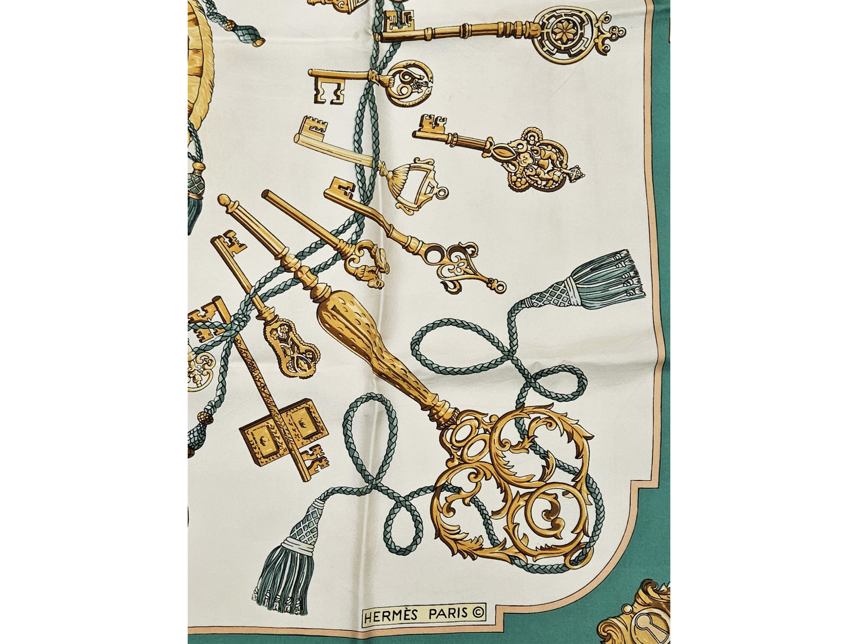 Hermès - Foulard in seta "Les Clés"