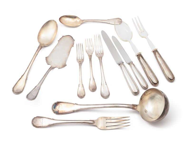 Servizio di posate in argento