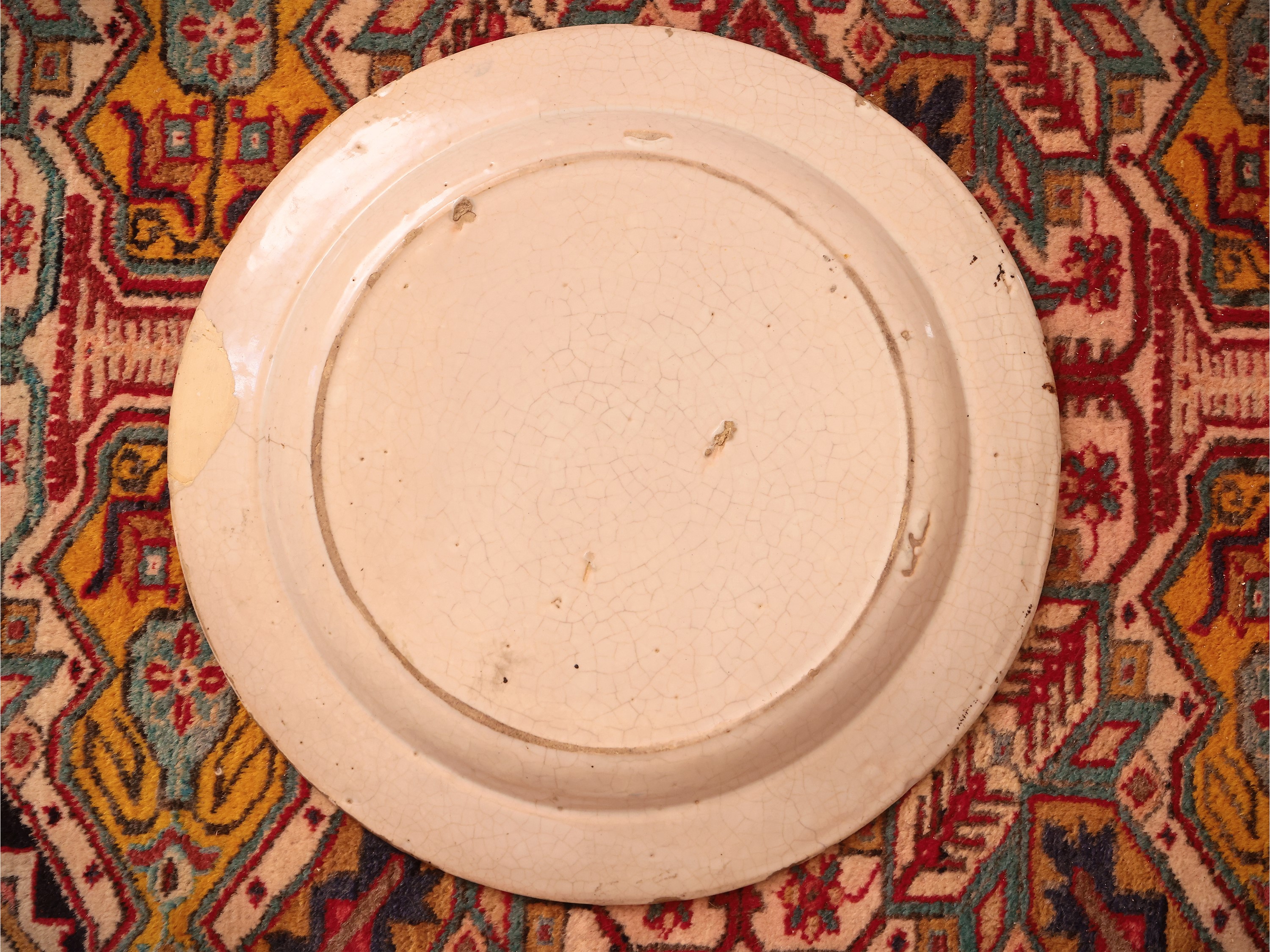 Piatto da Parata in Maiolica Popolare