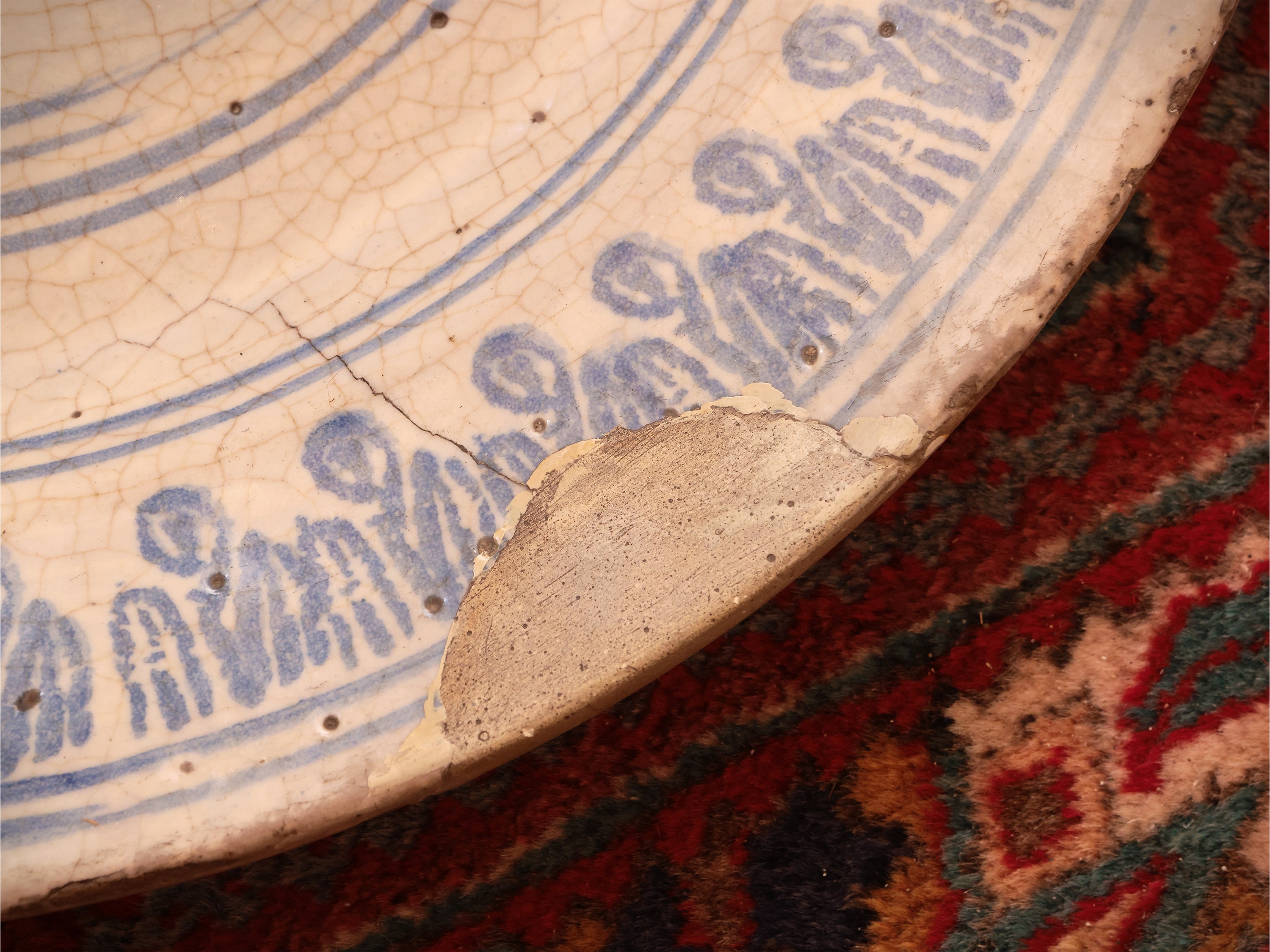 Piatto da Parata in Maiolica Popolare