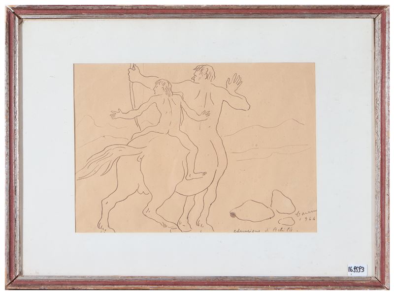 Felice Carena - Educazione D'achille 1944