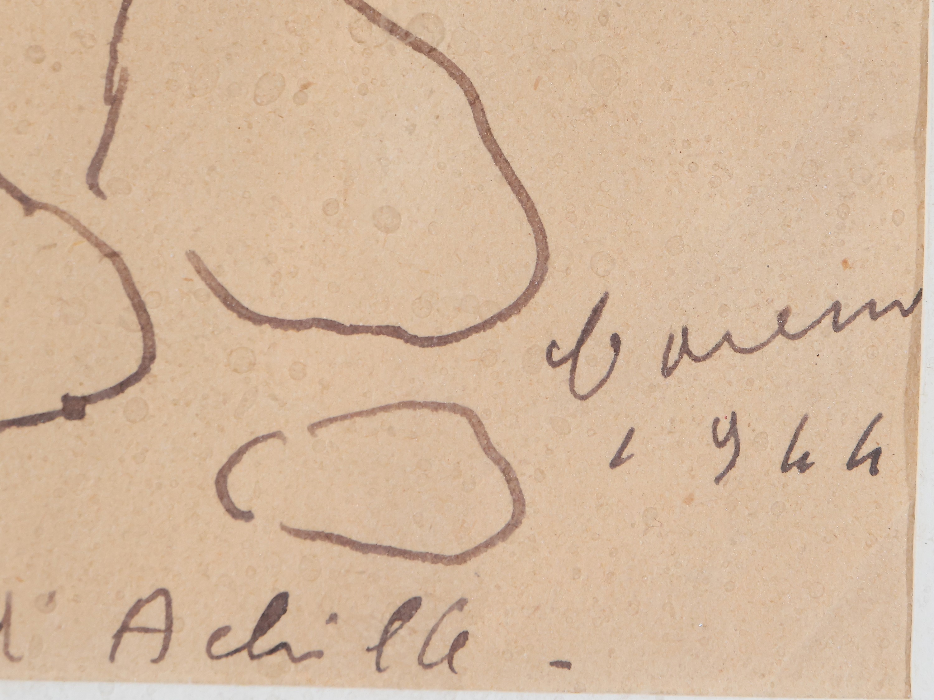 Felice Carena - Educazione D'achille 1944