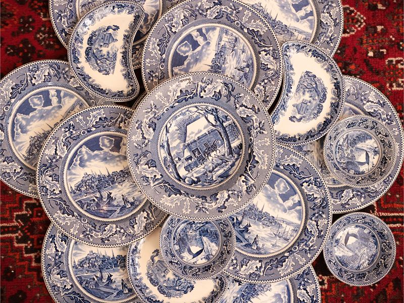 Servizio di Piatti in Terraglia Inglese