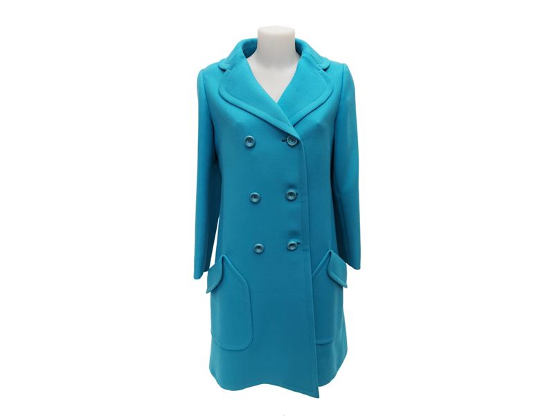 Guy Laroche - Cappottino in lana turchese