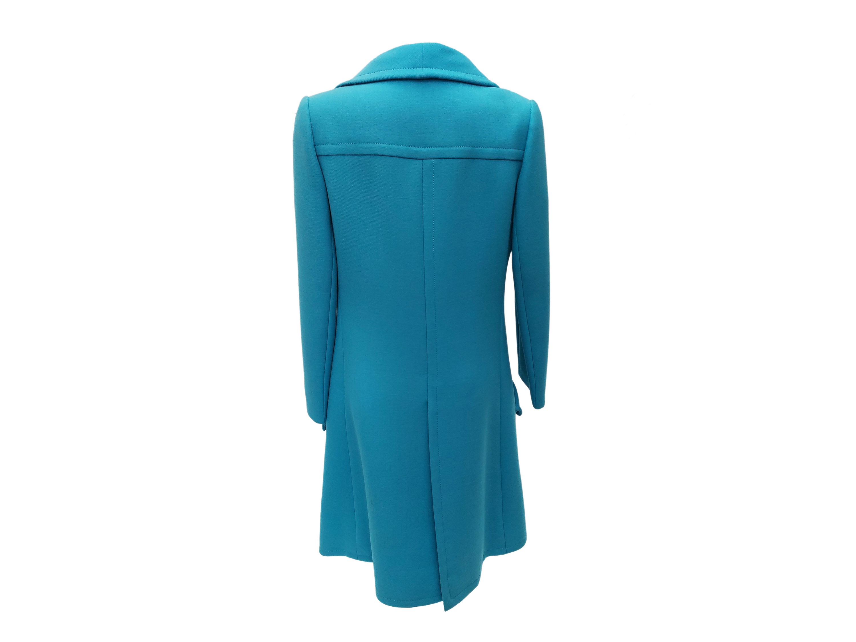 Guy Laroche - Cappottino in lana turchese