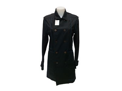 Roberto Cavalli - Trench da Uomo in Cotone Blu