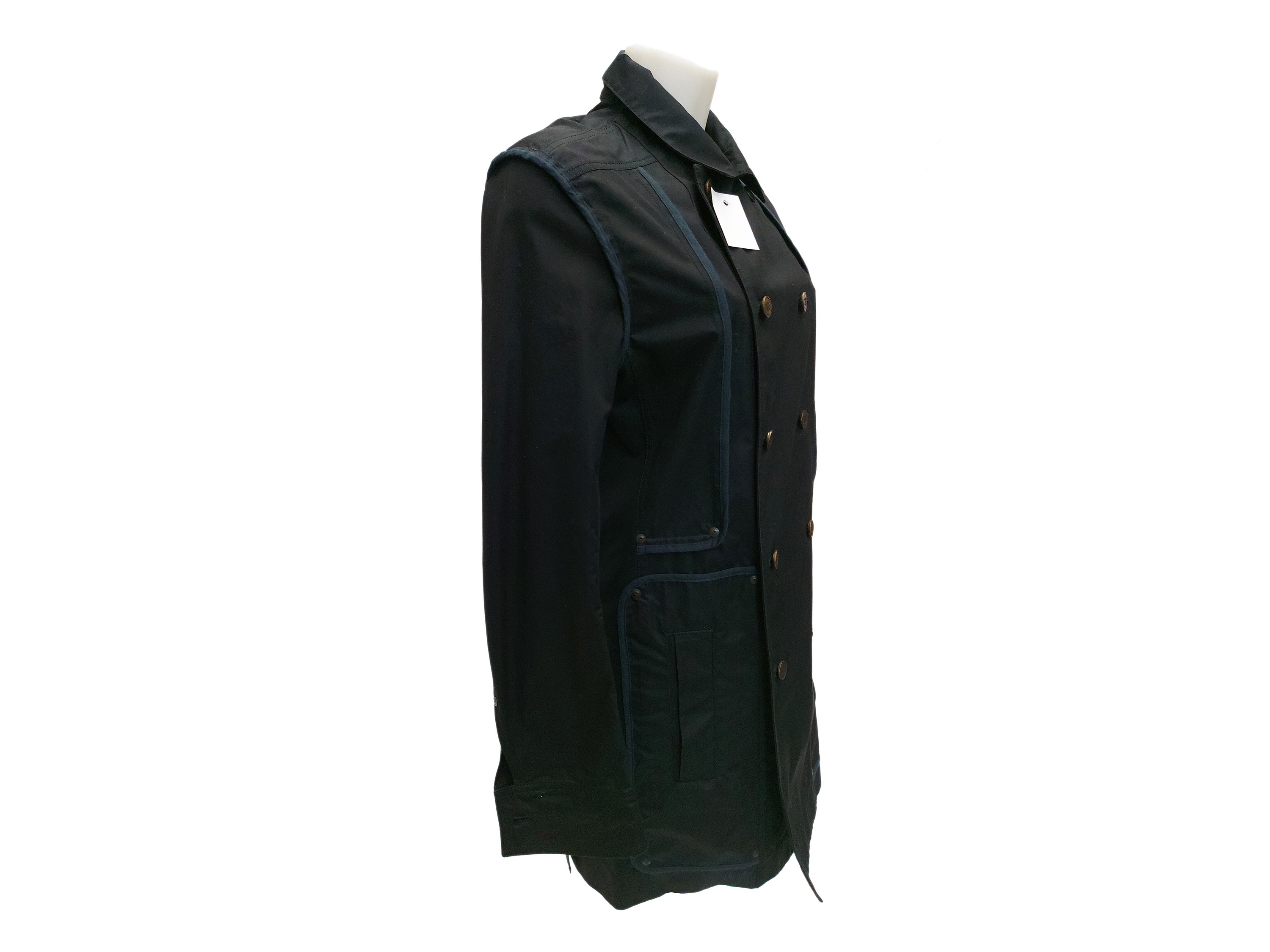 Roberto Cavalli - Trench da Uomo in Cotone Blu
