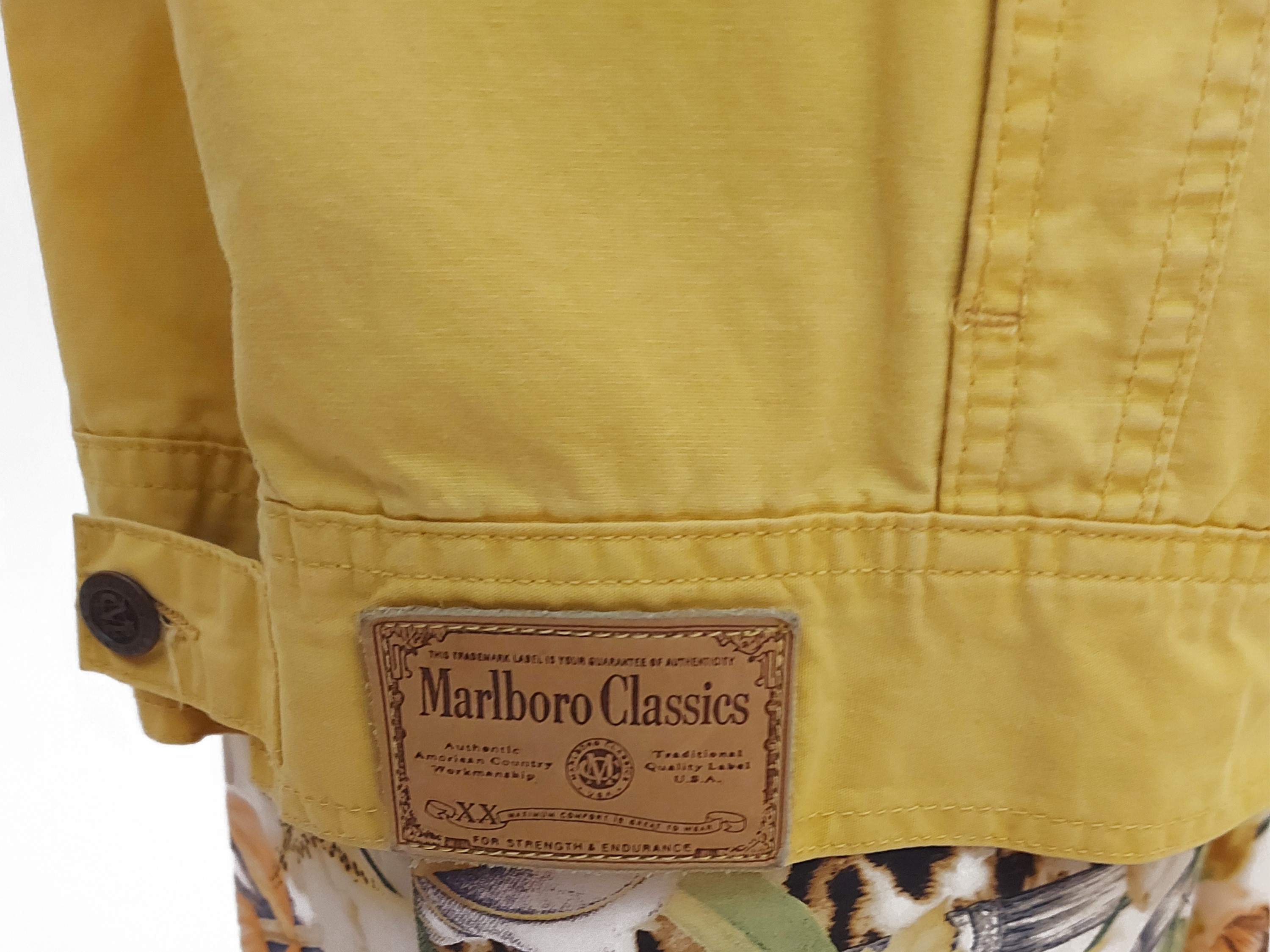 Marlboro Classic - Giabbotto in cotone giallo