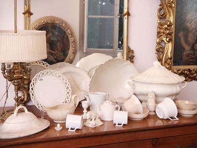 Miscellanea di Accessori per la Tavola in Terraglia e Ceramica