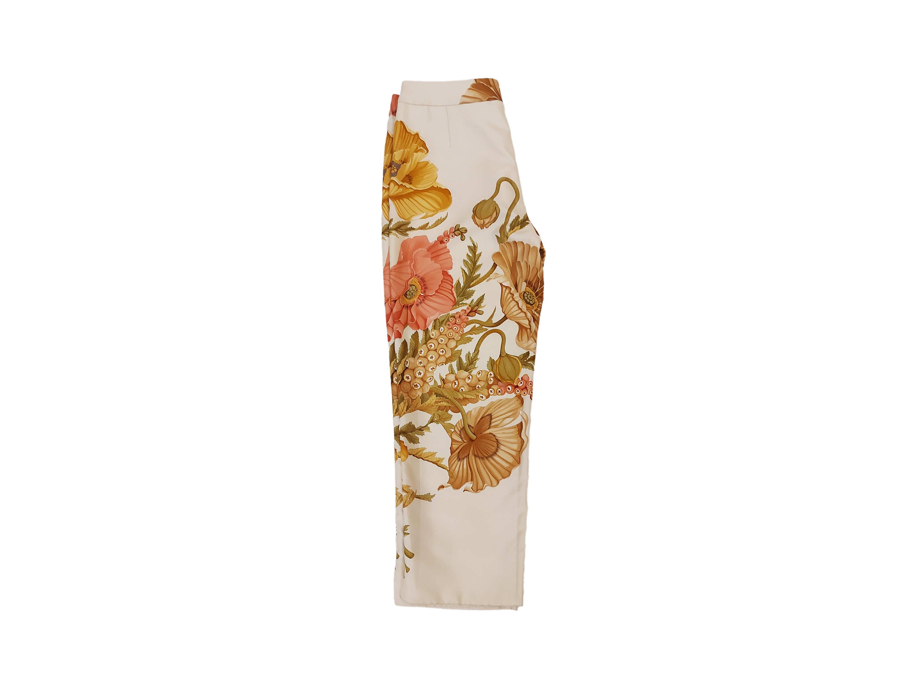 Salvatore Ferragamo - Pantaloni in Seta Fantasia e Maglia