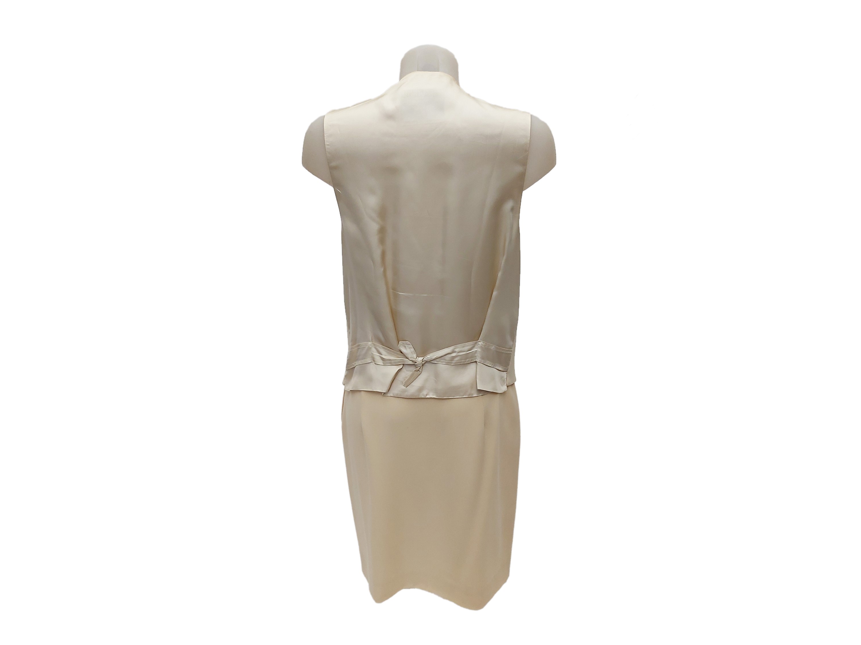 Moschino Couture - Gonna e Gilet in Lana Beige