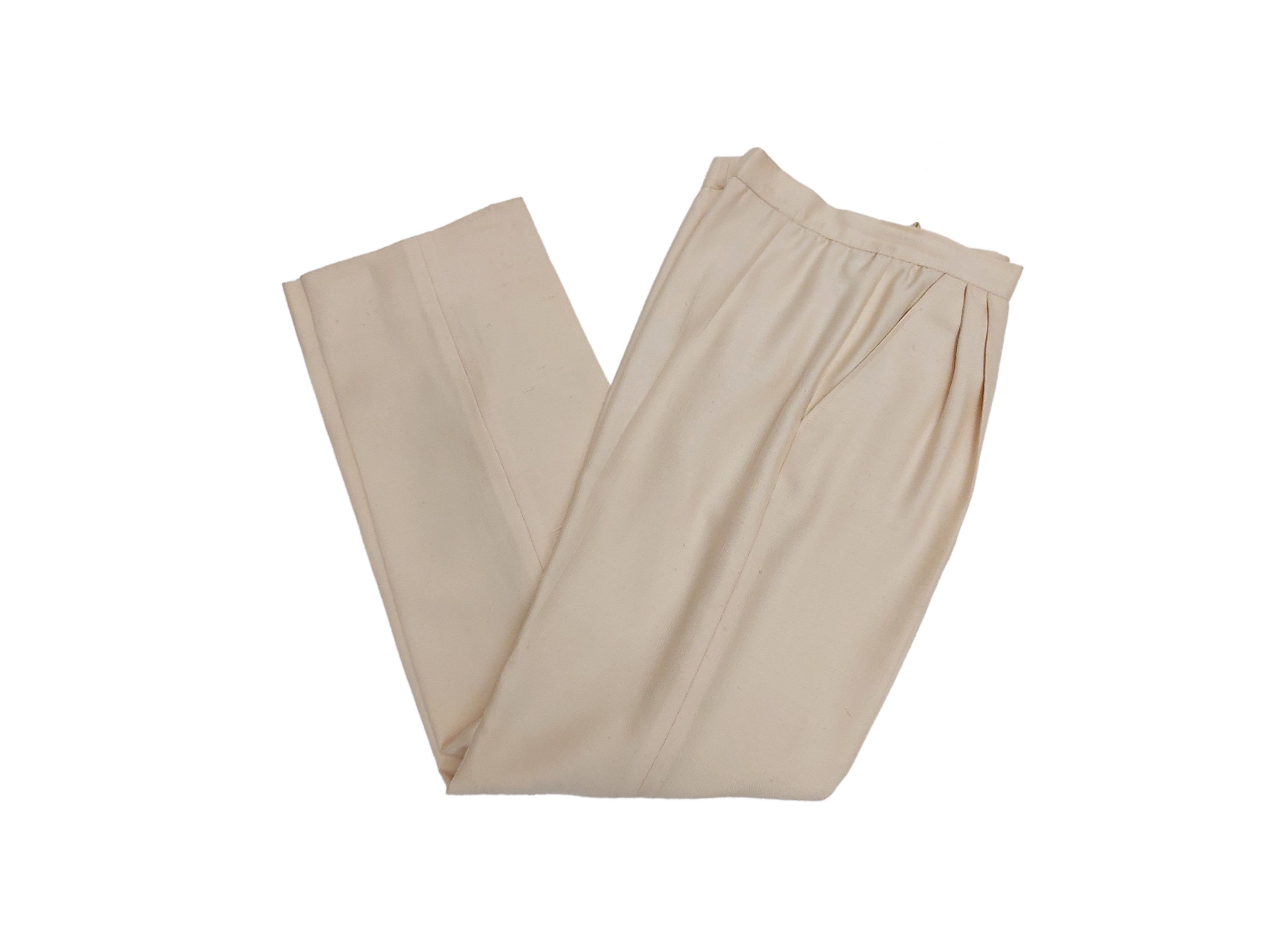 Tailleur Tre Pezzi in Lino Beige, Valentino