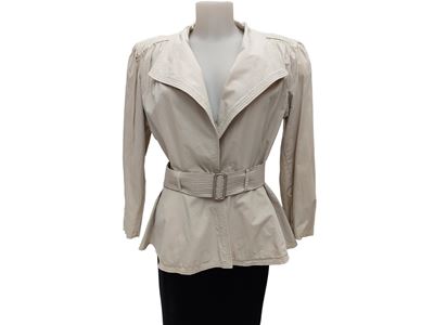 Giorgio Armani - Giacchina in Cotone Color Ghiaccio