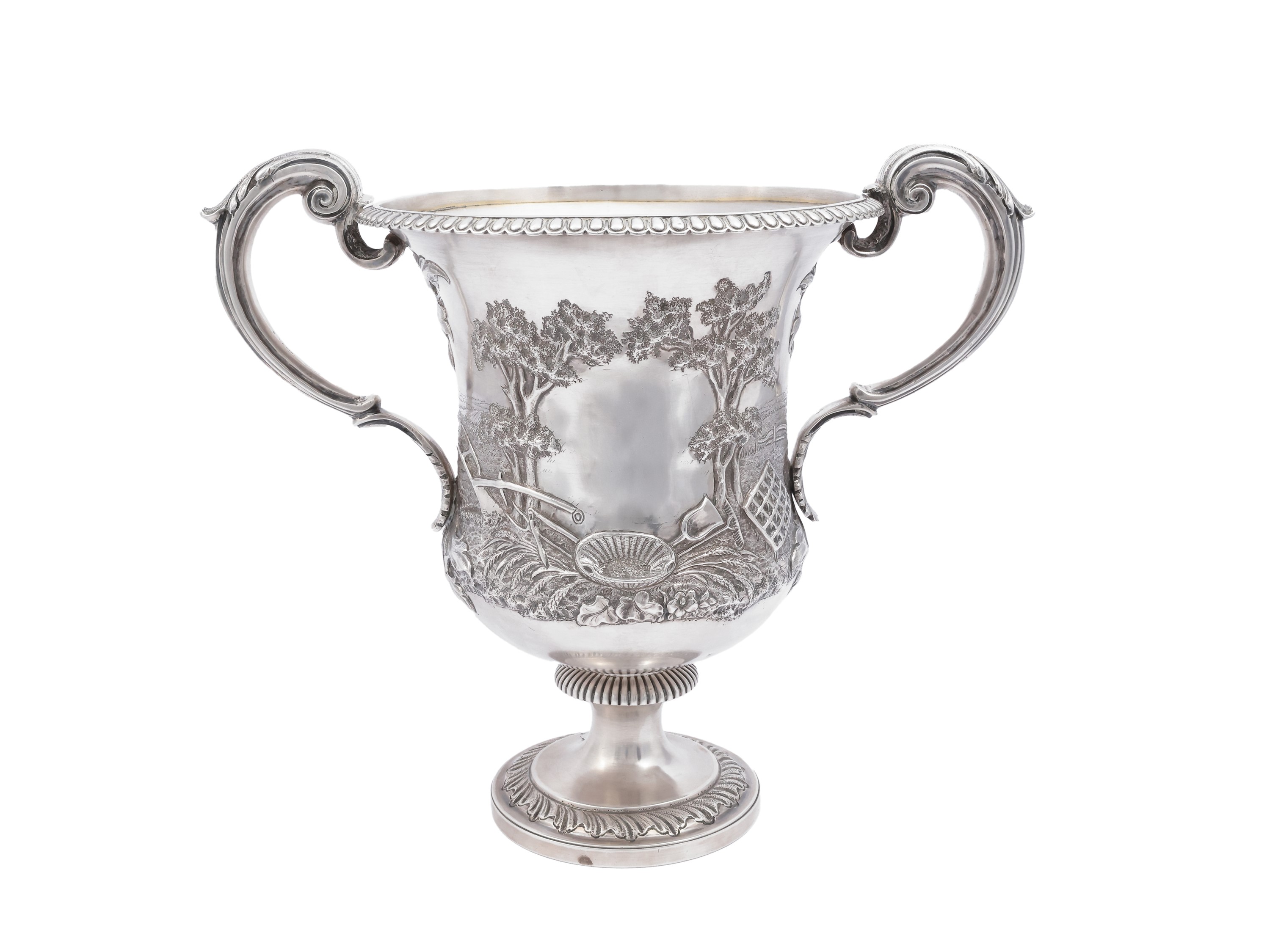 Grande coppa in argento