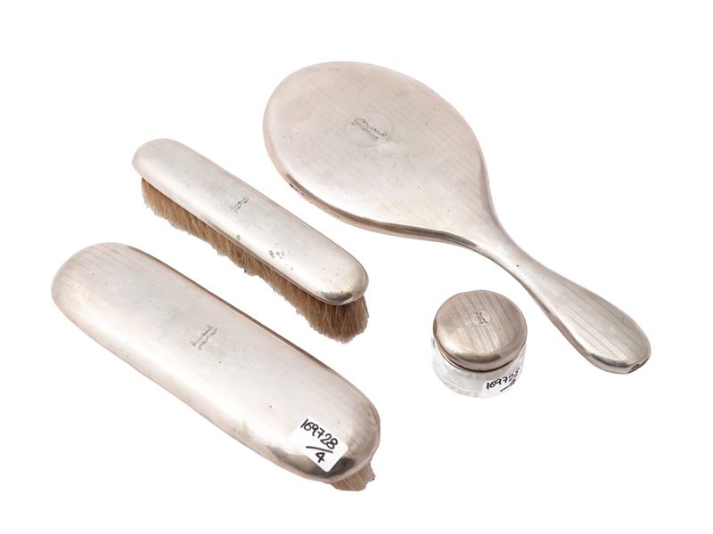 Set da toilette in argento