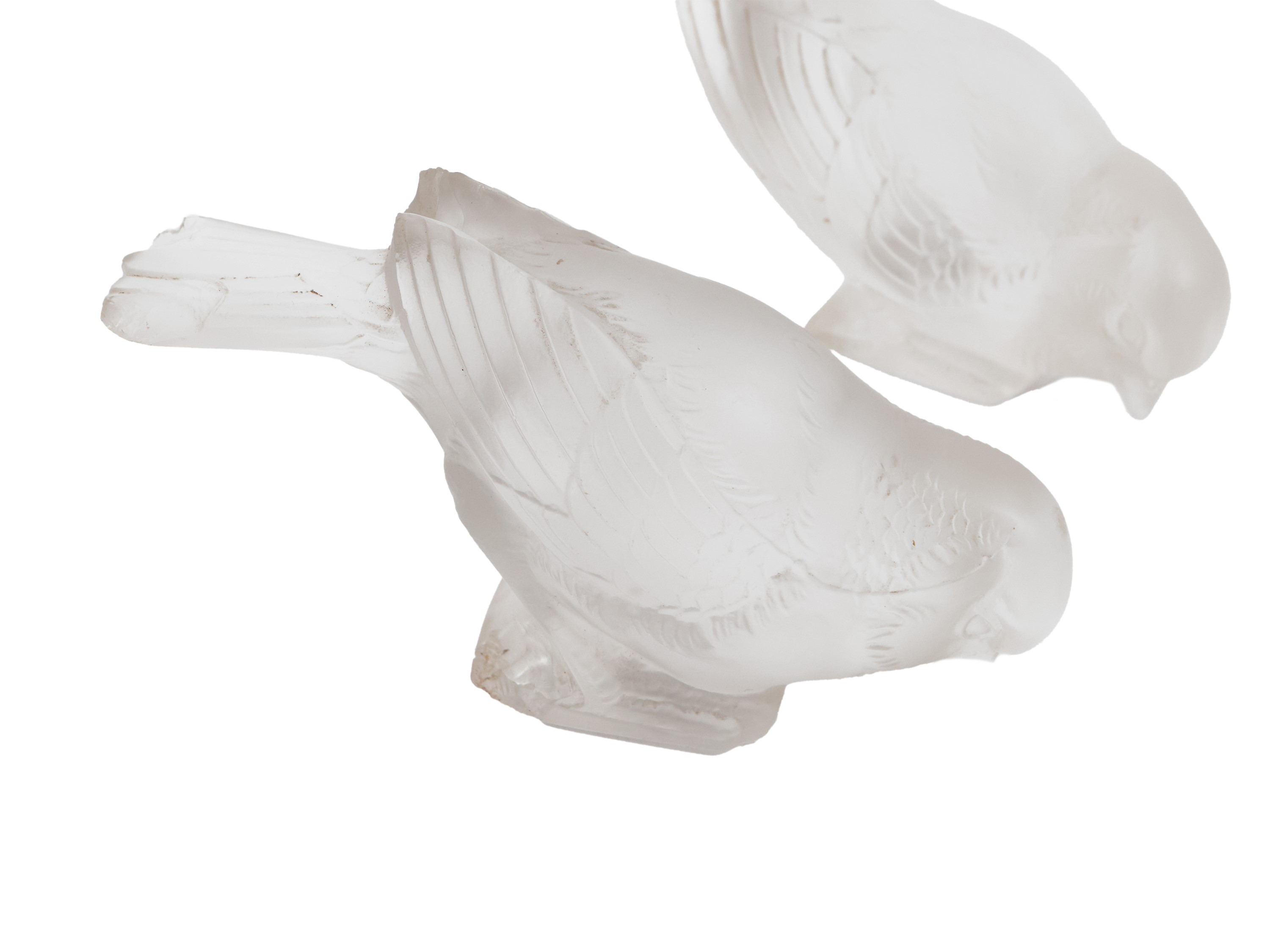 Collezione di Sei Uccellini in Cristallo, Lalique