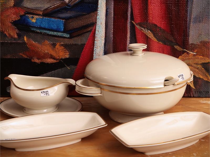 Servizio di Piatti in Porcellana Avorio, Rosenthal