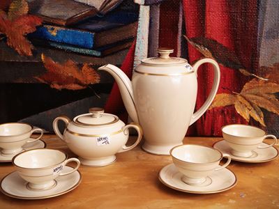 Servizio da Caffè in Porcellana Avorio, Rosenthal