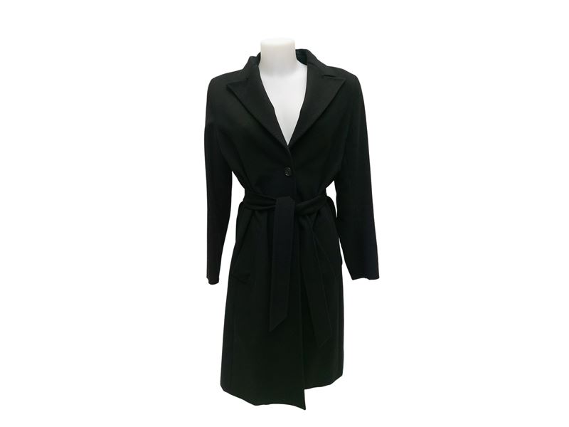 Max Mara - Cappotto in Lana Nera