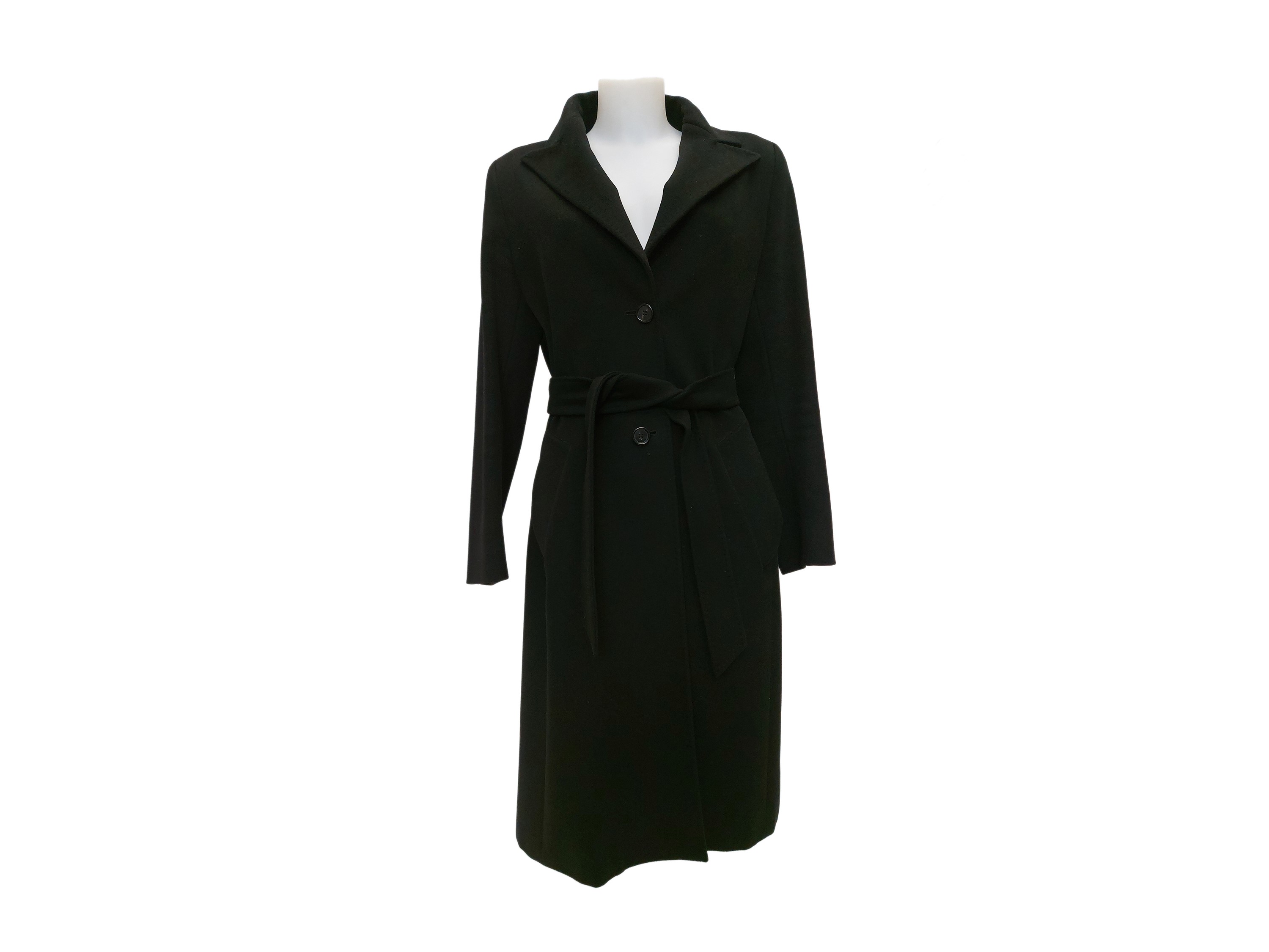 Max Mara - Cappotto in Lana Nera