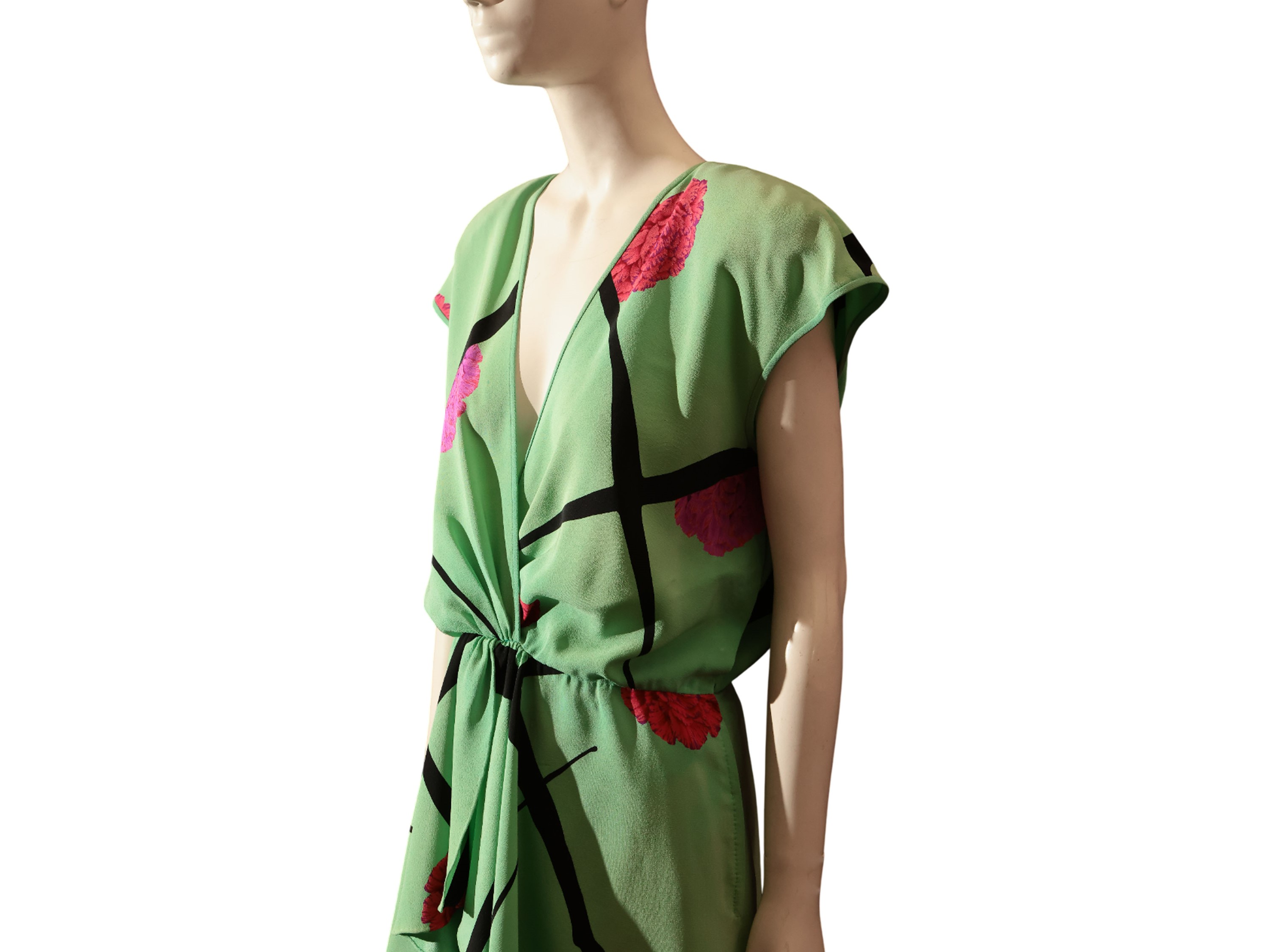 Valentino - Abito lungo in crepe di seta