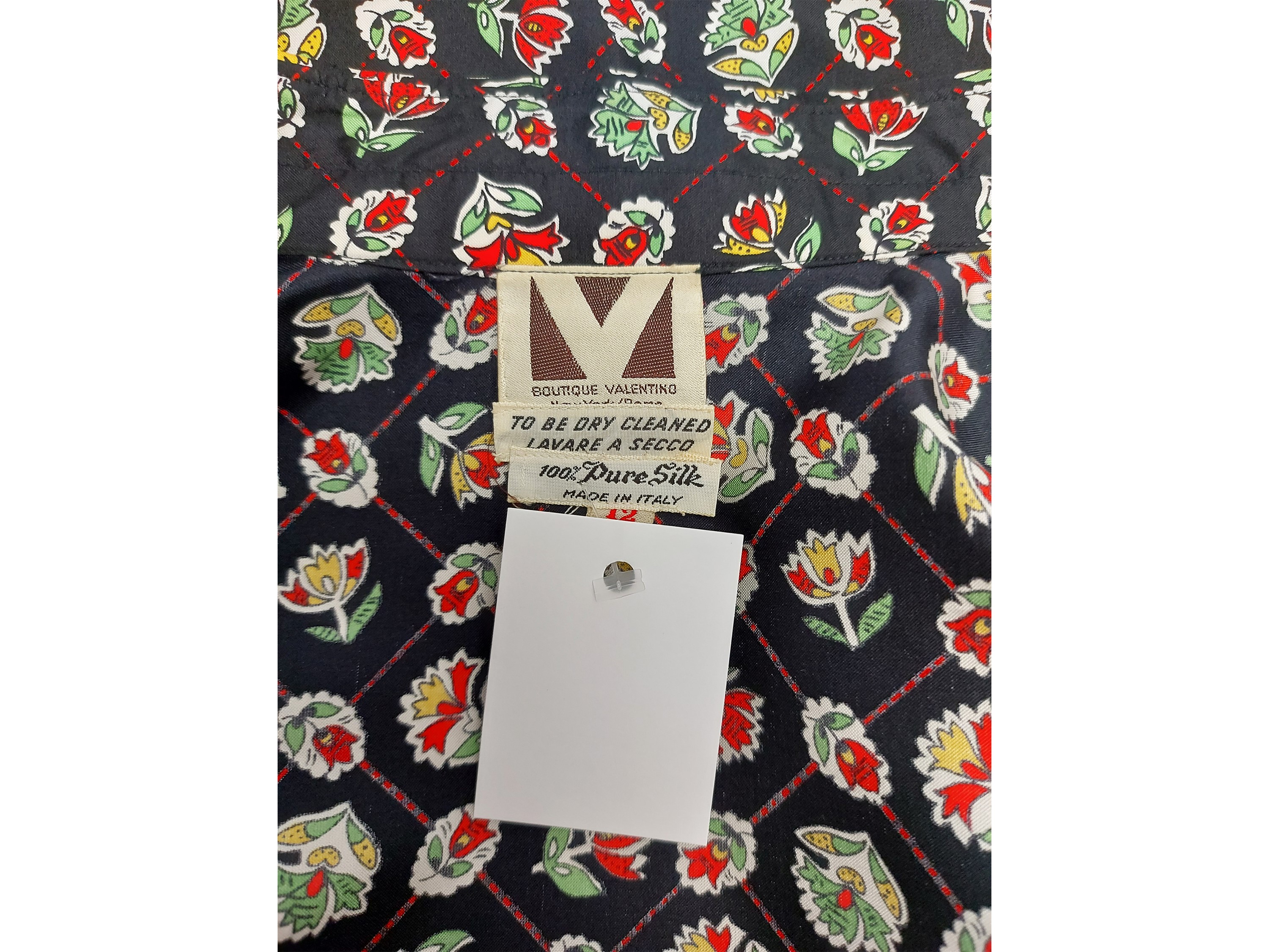 Valentino - Completo camicia, gonna midi e fusciacca in seta