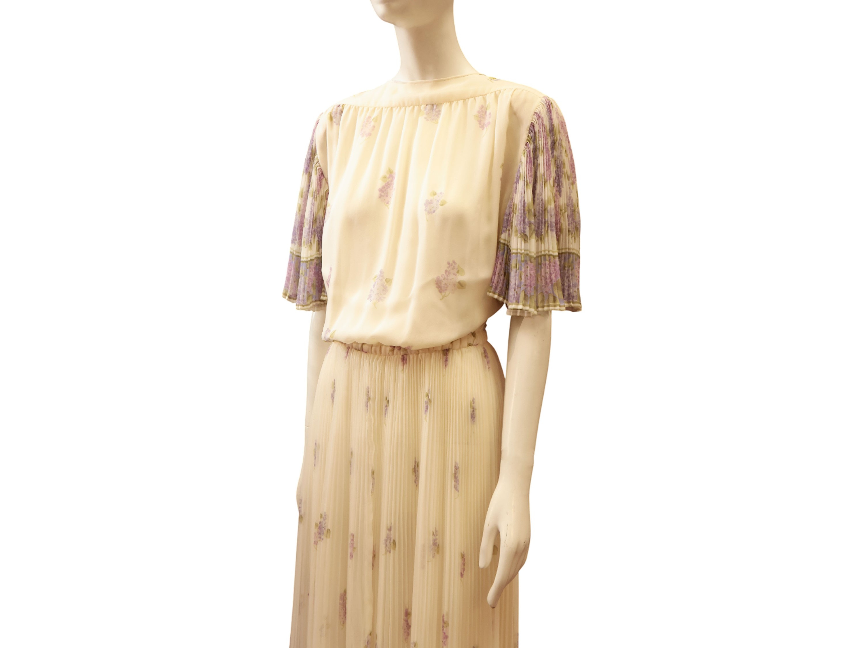 Valentino - Abito lungo in voile di seta