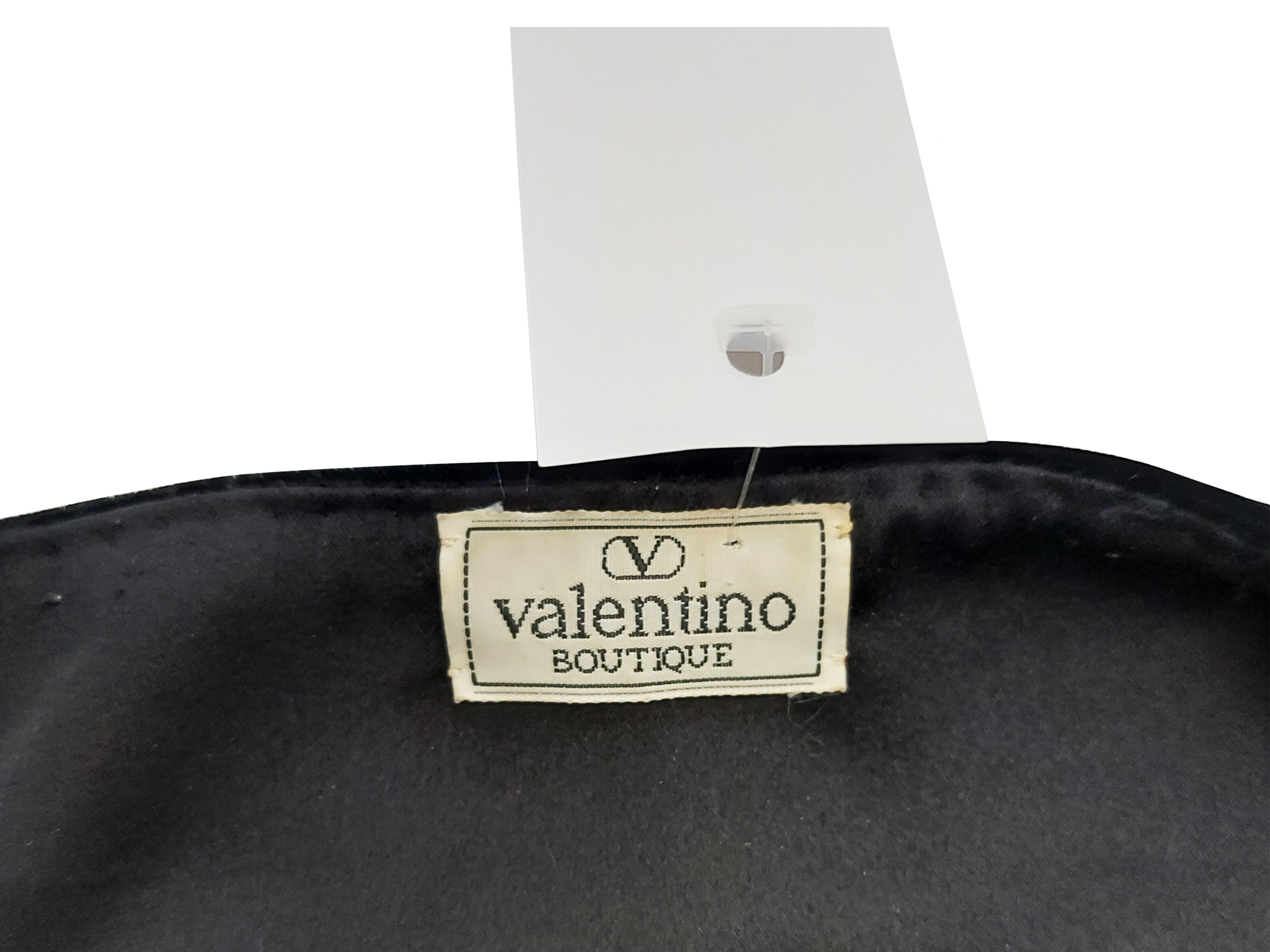 Valentino - Abito Nero in Velluto e Seta