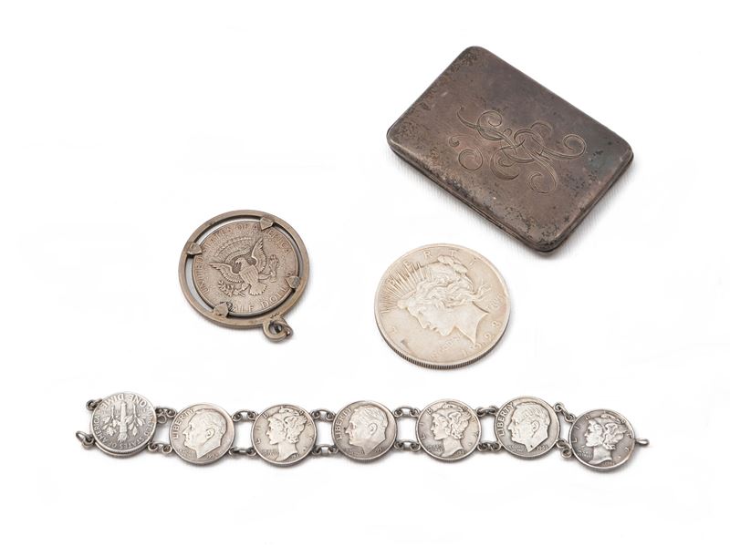 Lotto di monete in argento