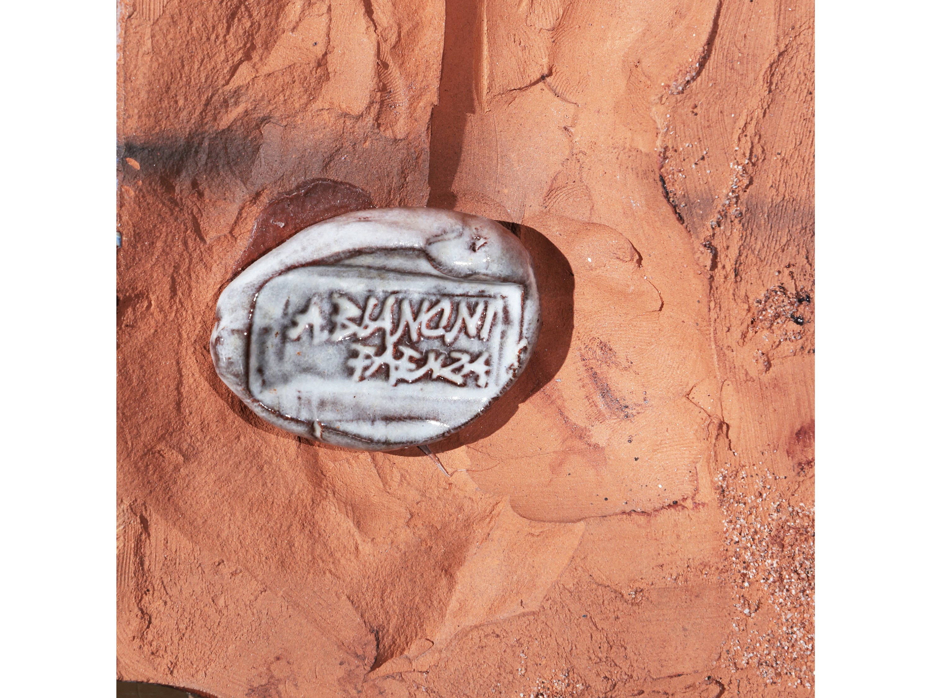 Angelo Biancini - Crocifisso in Terracotta Smaltata
