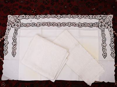 Due Lenzuola Matrimoniali in Lino