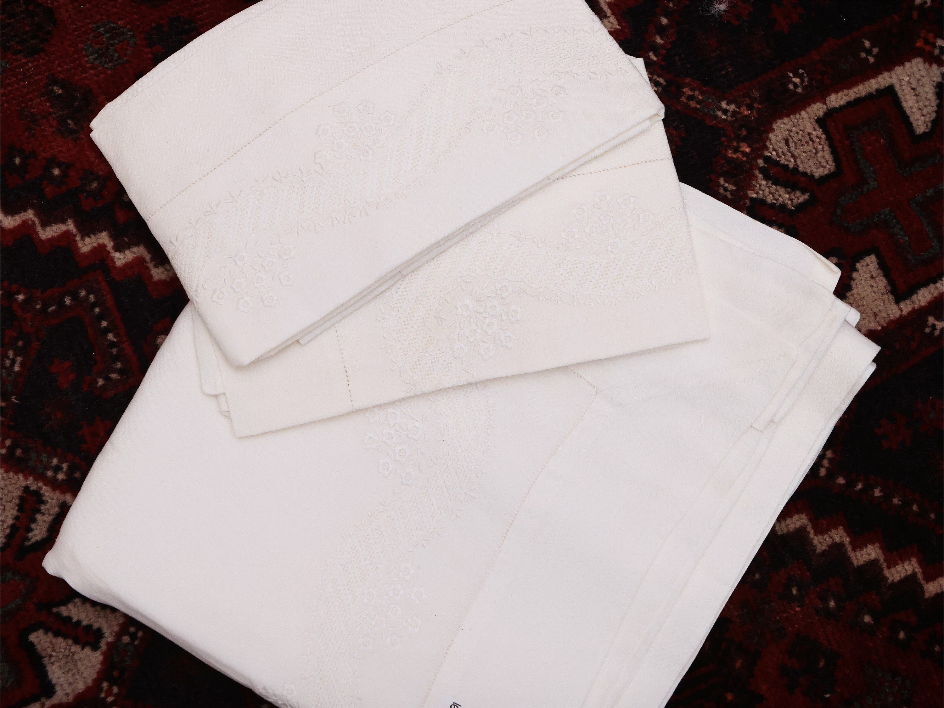 Due Lenzuola Matrimoniali in Lino