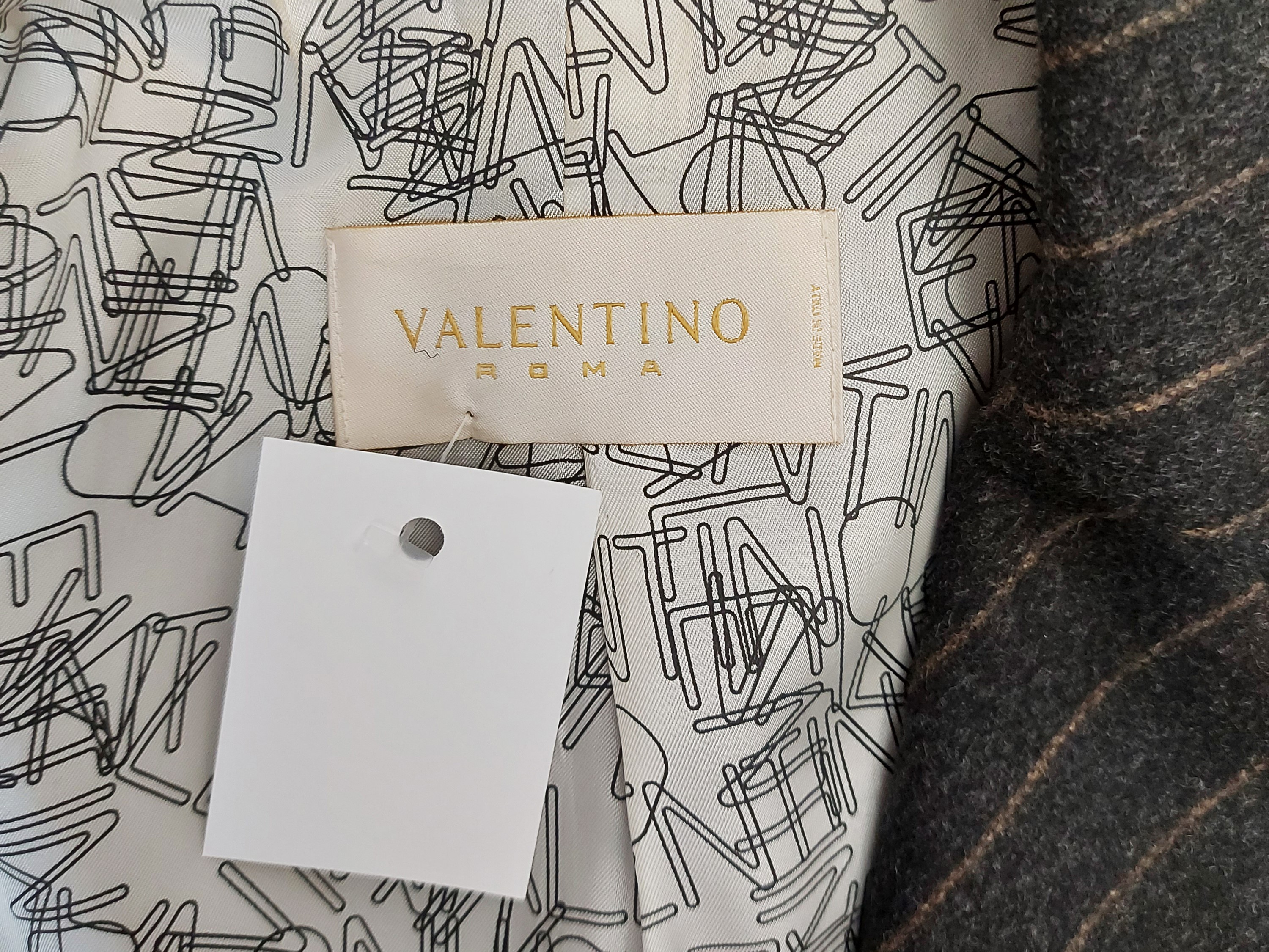 Valentino - Tailleur tre pezzi in lana gessato