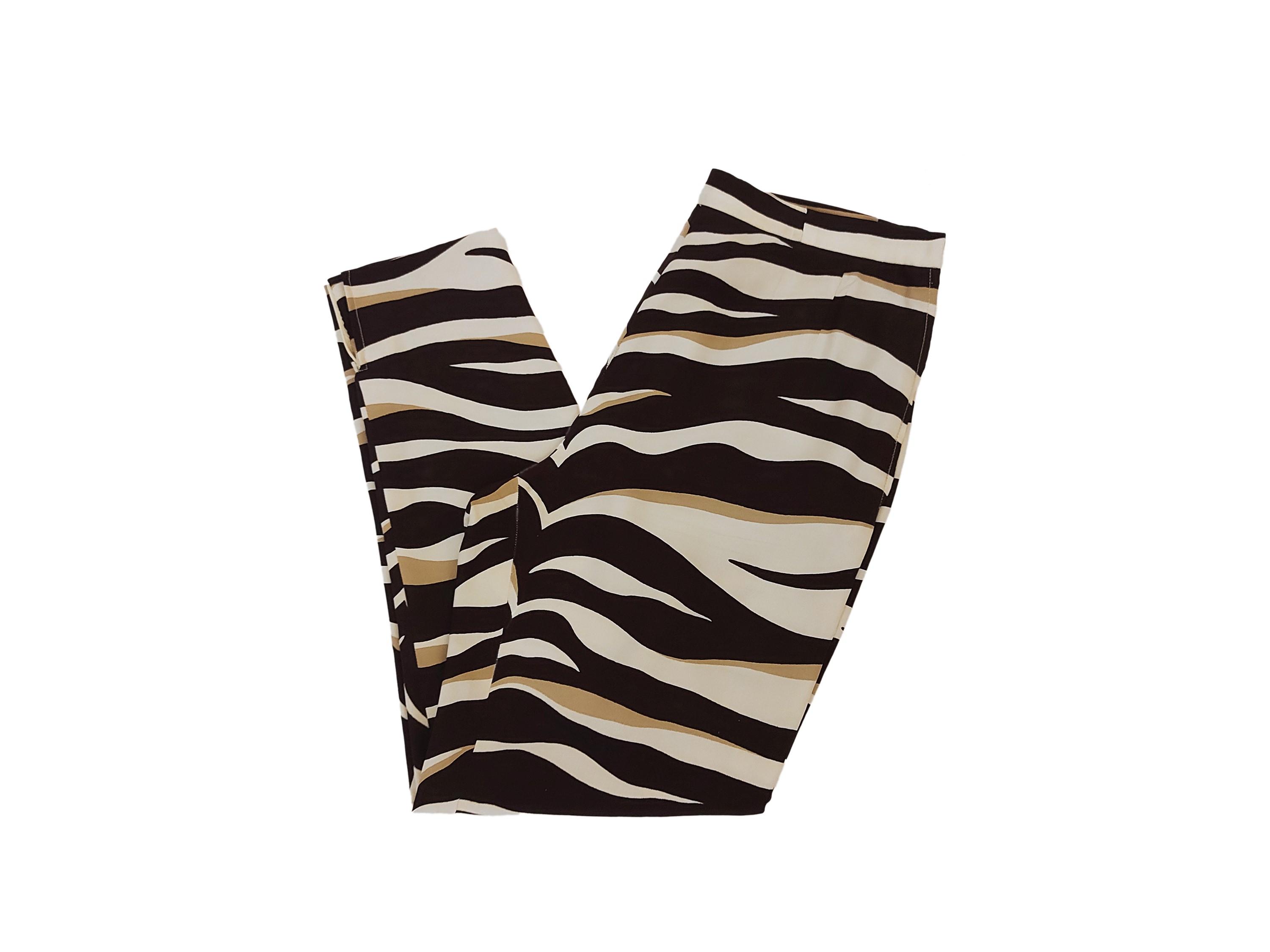 Valentino - Completo gonna midi e pantaloni a fantasia animalier