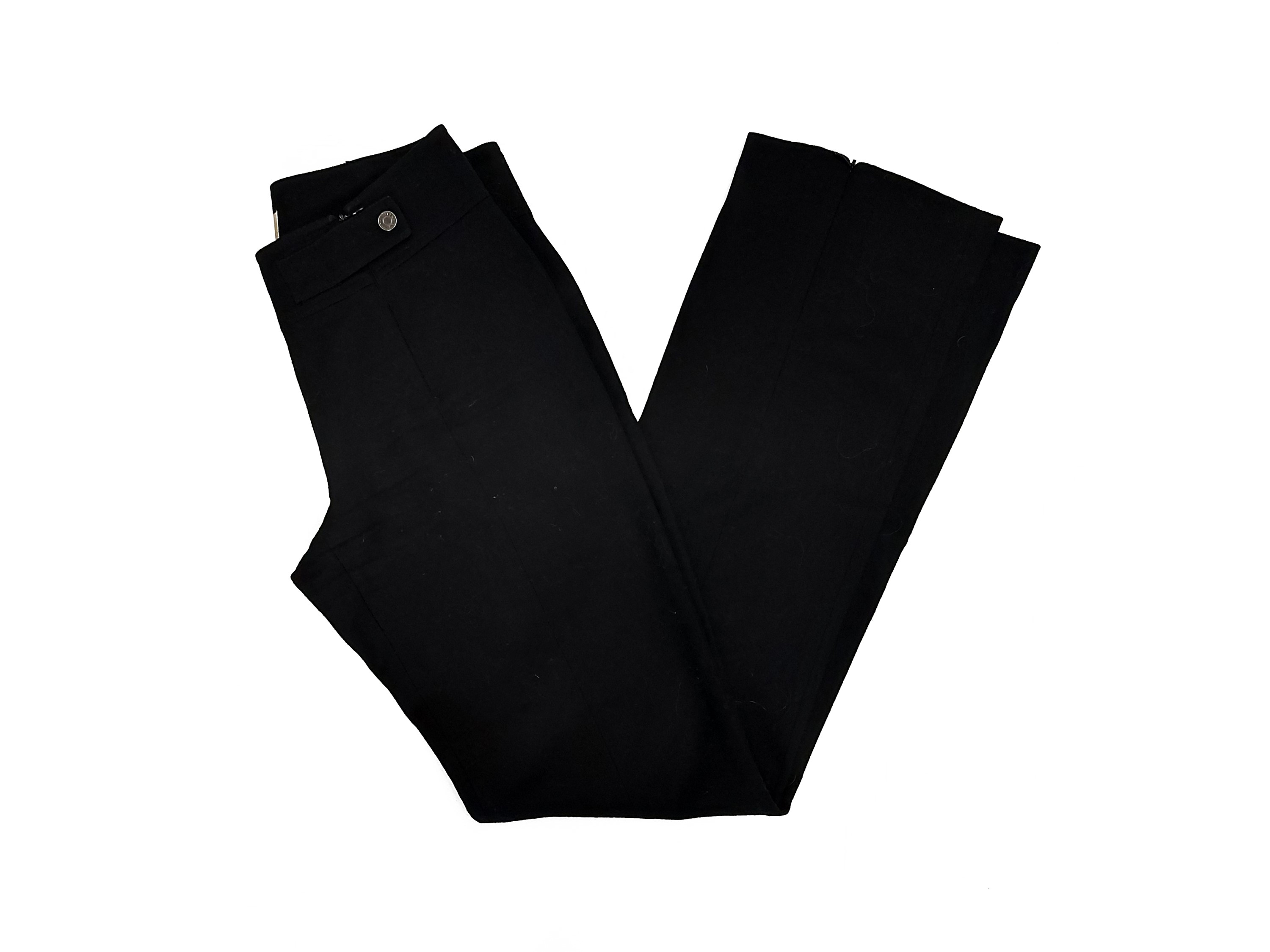 Valentino - Pantaloni in Lana Neri