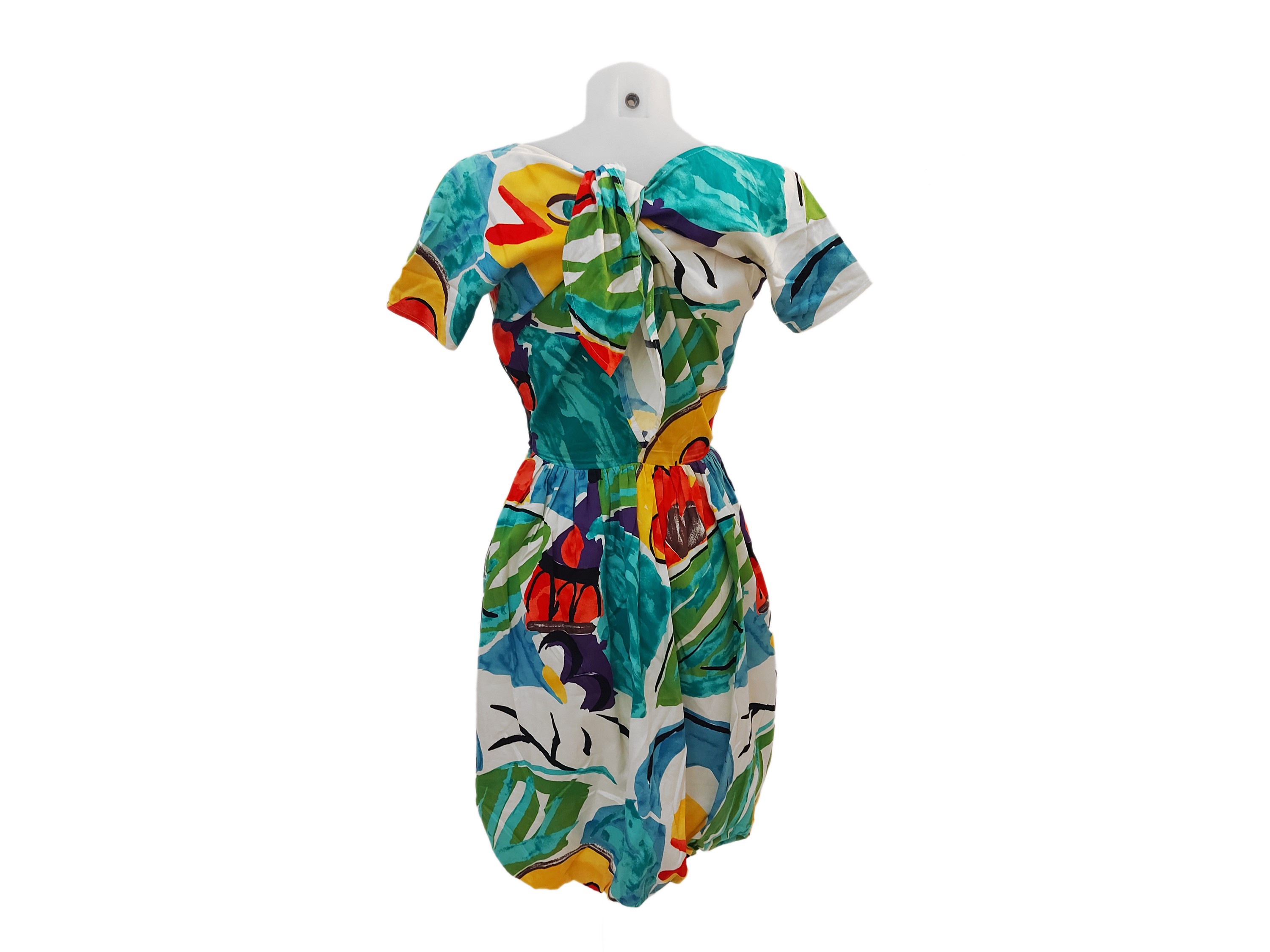 Enrico Coveri - Abito in cotone fantasia