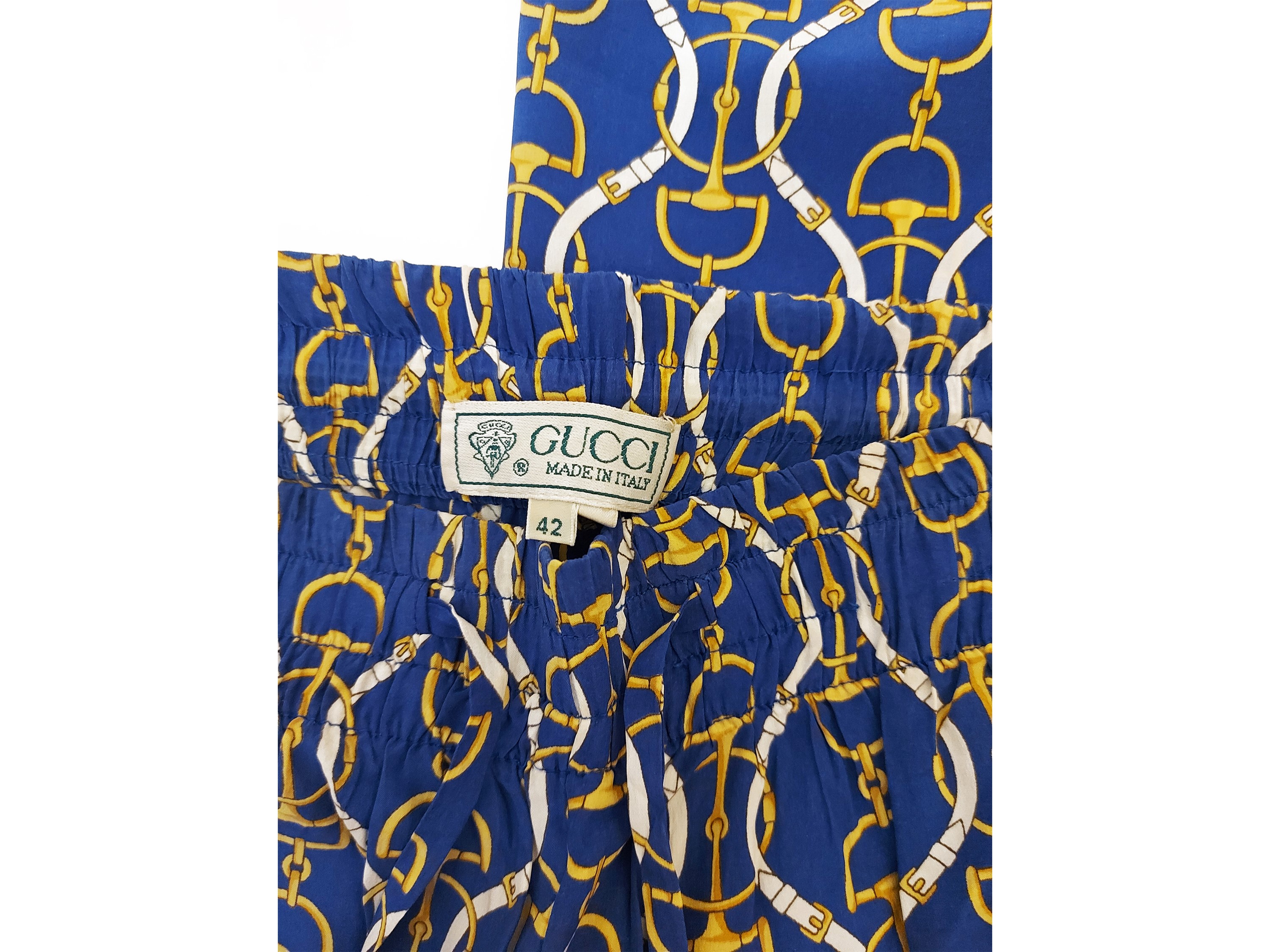 Gucci - Completo Pantaloni e Top in Seta